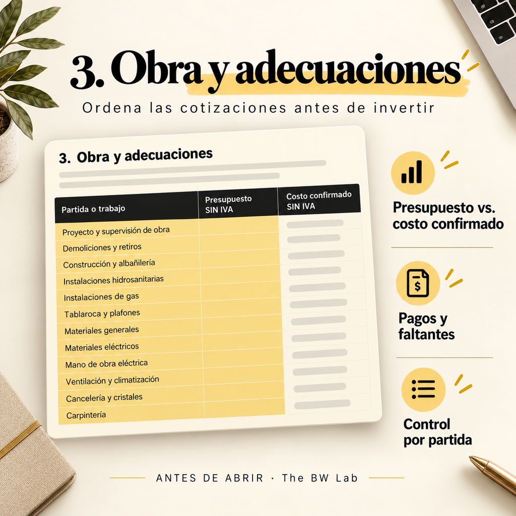 ANTES DE ABRIR | Calculadora de Inversión para tu Negocio