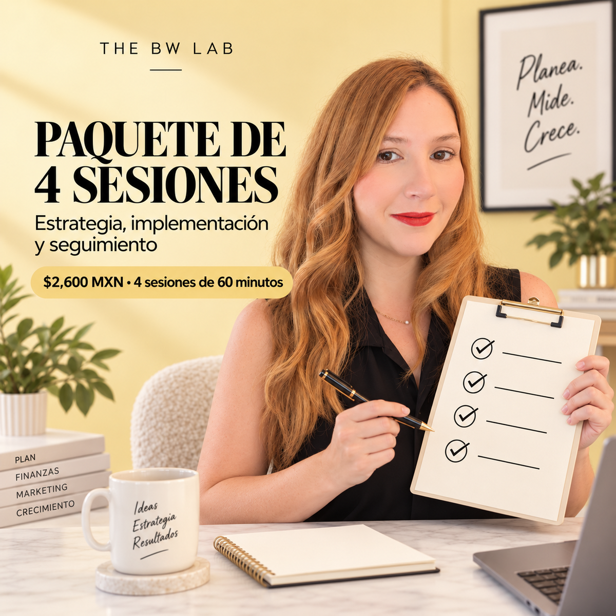 Paquete de 4 Sesiones Estratégicas 1:1